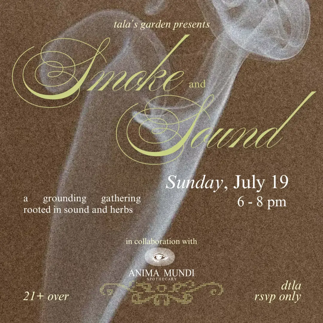 Herbal Smoke and Sound Bath