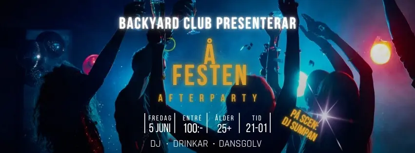 BACKYARD Åfesten Afterparty Fredag