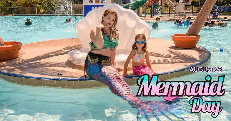Mermaid Day at the Gaithersburg Water Park 🧜‍♀️