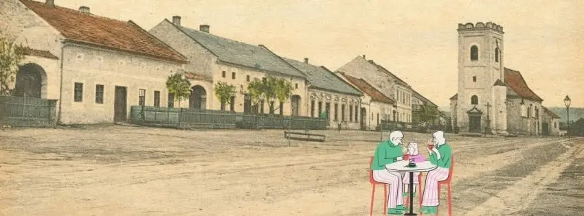 Sousedská snídaně s tématem historie Chválkovic
