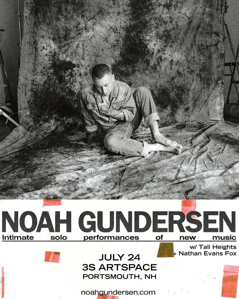 Noah Gundersen w/ Tall Heights and Nathan Evans Fox at 3S Artspace