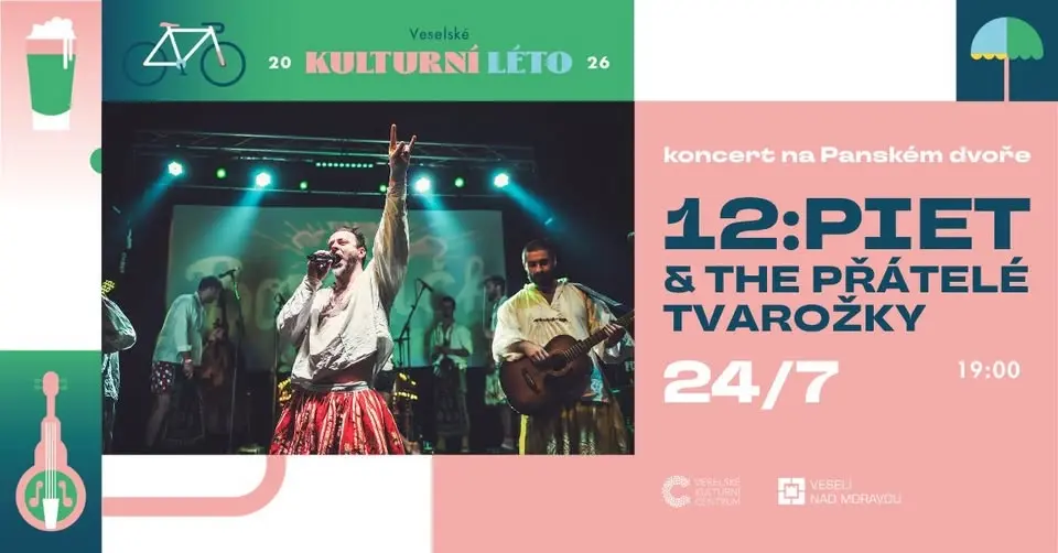 12:PIET a THE PŘÁTELÉ TVAROŽKY | koncert na Panském dvoře