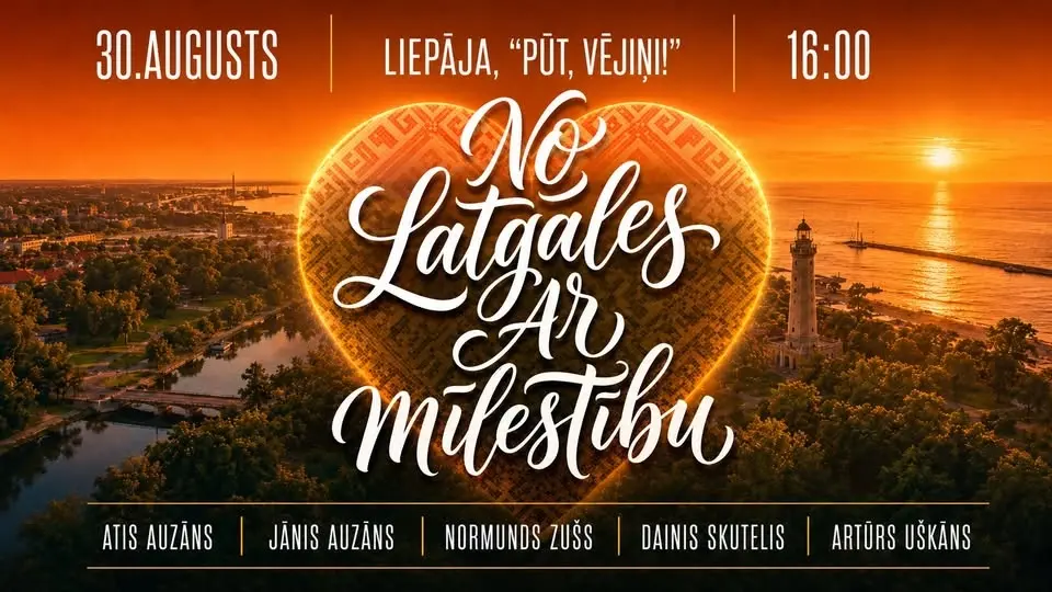 No Latgales ar mīlestību | Liepājā, "Pūt, Vējiņi" | 16:00