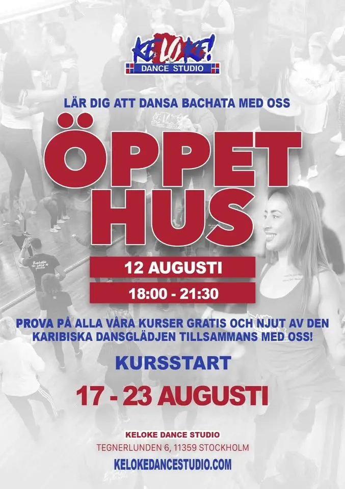 Öppet Hus – Prova Bachata & Salsa Gratis | Keloke Dance Studio