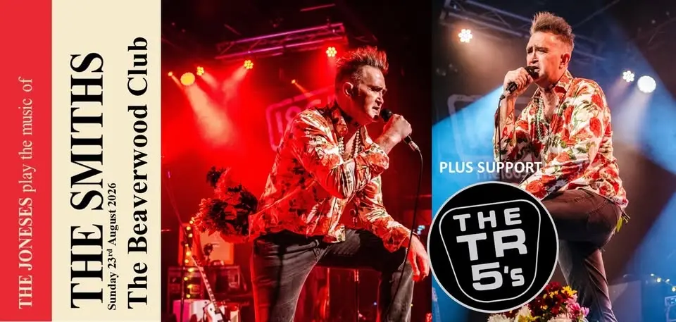 The Smiths tribute, The Joneses & The TR5s play at The Beaverwood Club - Chislehurst