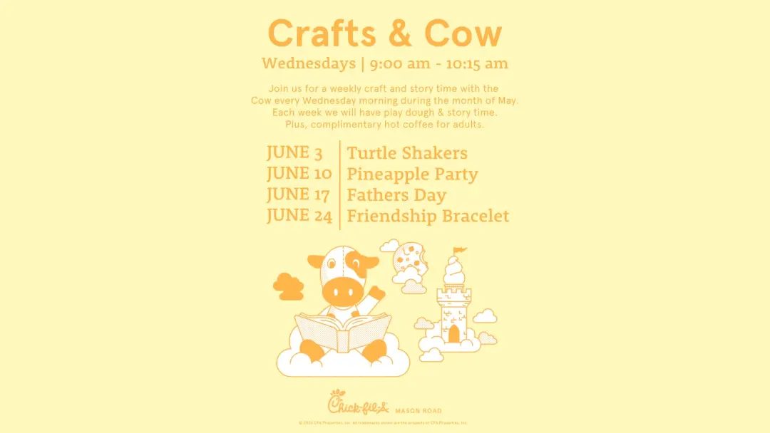 June Crafts & Cow 