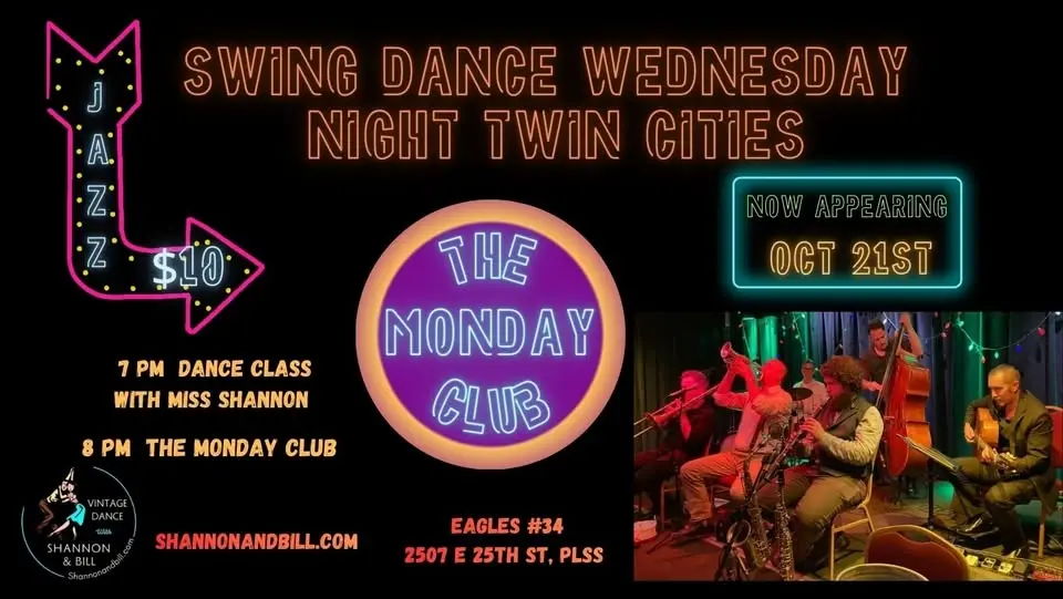 The Monday Club at Swing Dance Wednesday 10/21