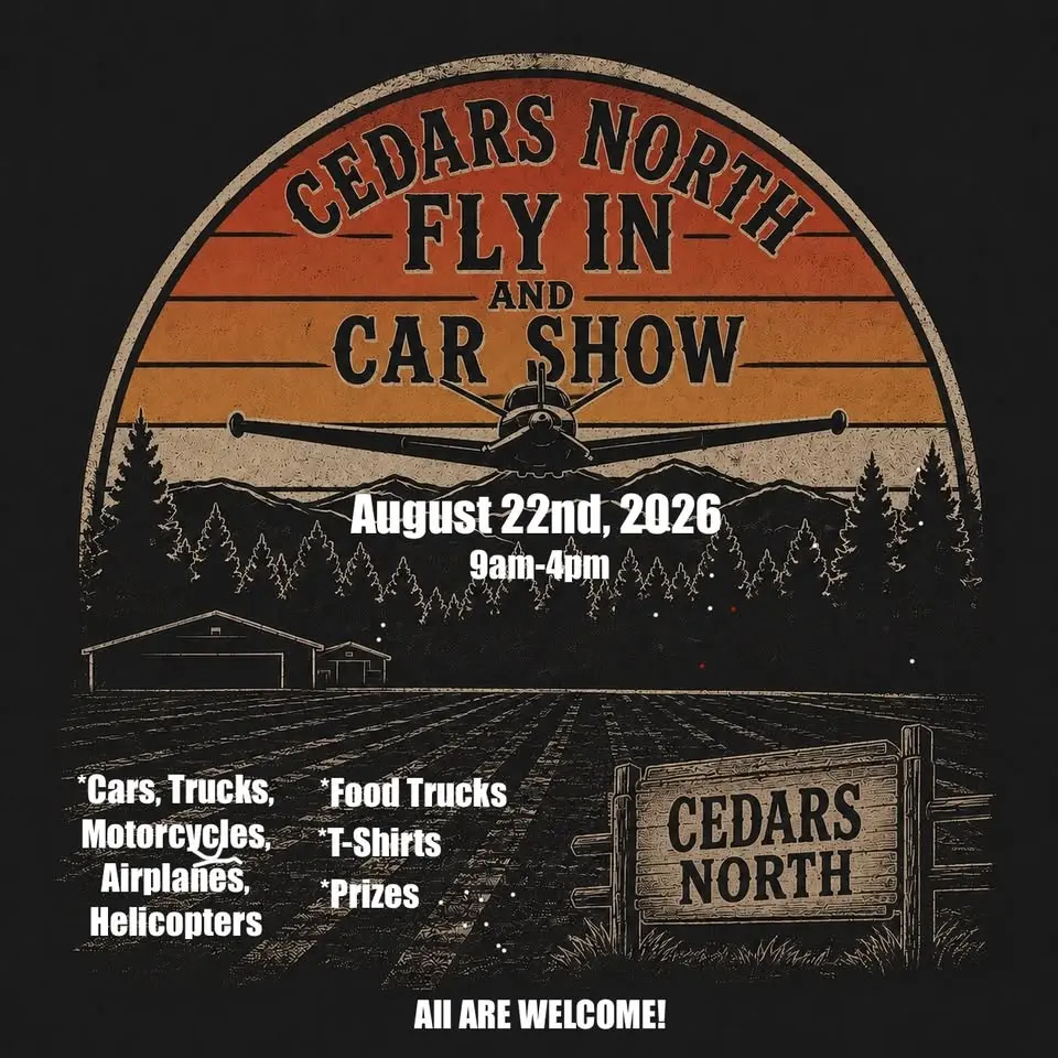 Cedars North W58 Fly In and Car Show