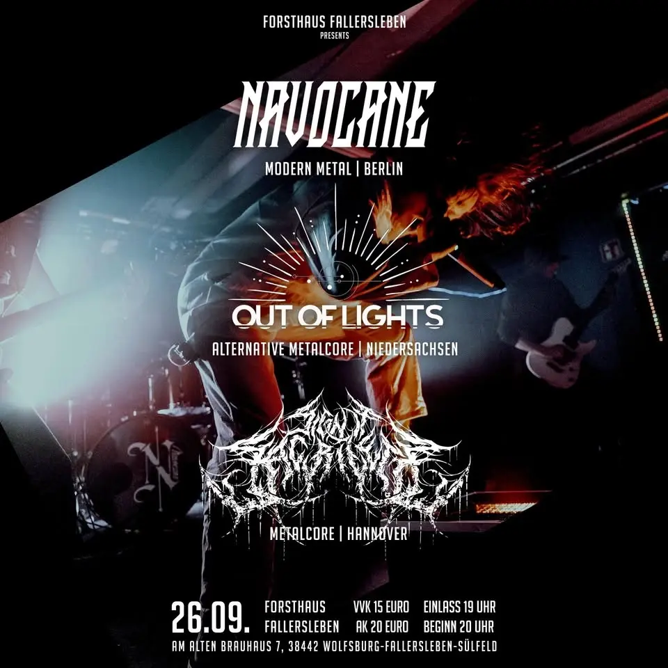 NAVOCANE / OUT OF LIGHTS / SIGN OF SACRILEG