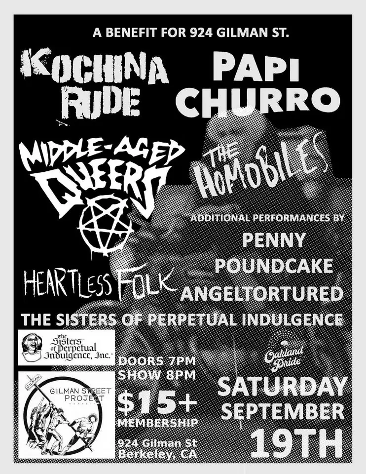 Punx Saturday - A Benefit for 924 Gilman