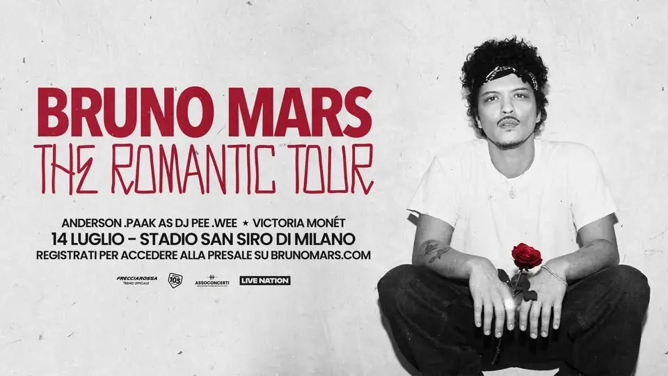 Bruno Mars - The Romantic Tour / Milano