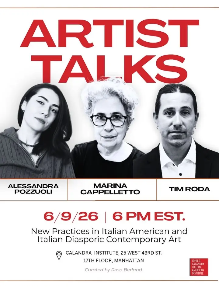 Artist Talks II: New Practices in Italian American and Italian Diasporic Contemporary Art