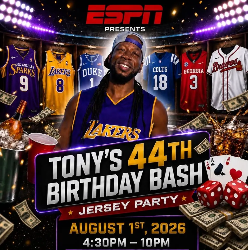 TONY'S  44TH Birthday BASH!!!!!