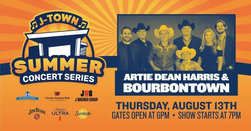 ARTIE DEAN HARRIS & BOURBONTOWN - J-Town Summer Concert Series (FREE SHOW)