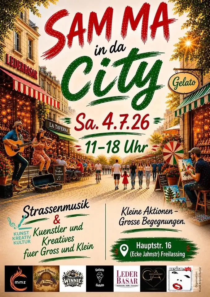 SAM MA in da City - Strassenkunst