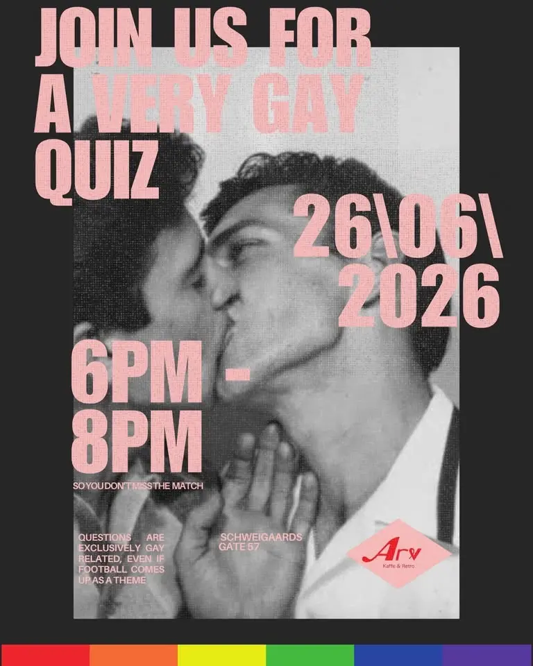 Friday Quiz at Arv: Pride Party 🏳️‍🌈