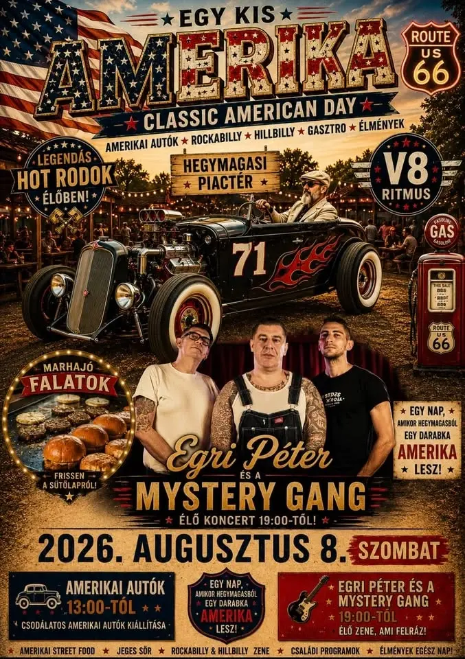 🇺🇸 Egy kis Amerika – Amerikai Autók - Egri Péter és a Mystery Gang