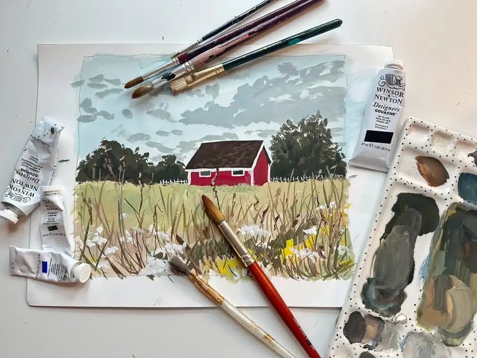 Gouache Painting 7/22