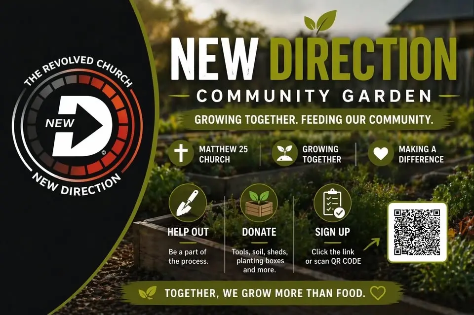 Join The Community Garden Team at New Direction Christian Church