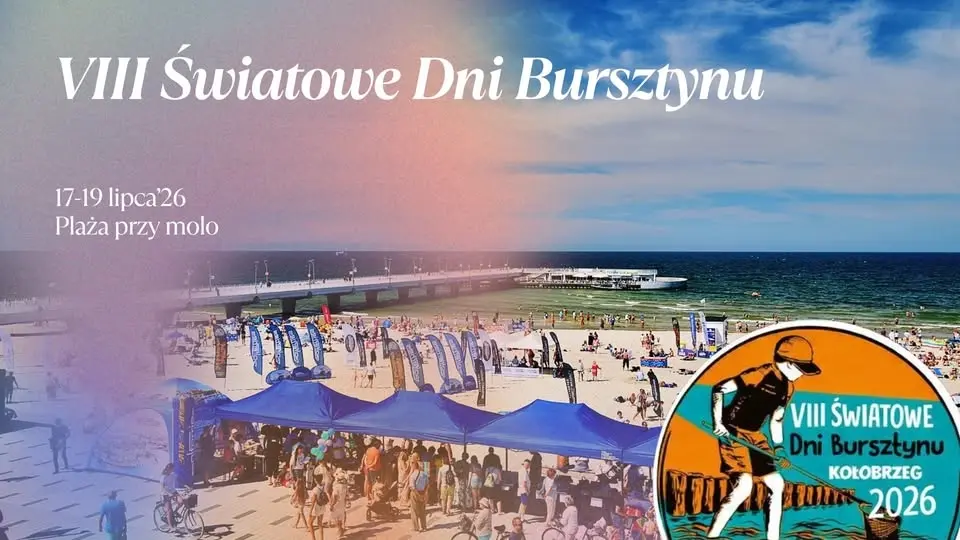VIII Światowe Dni Bursztynu - 3 dni pełne atrakcji - plaża przy Molo w Kołobrzegu
