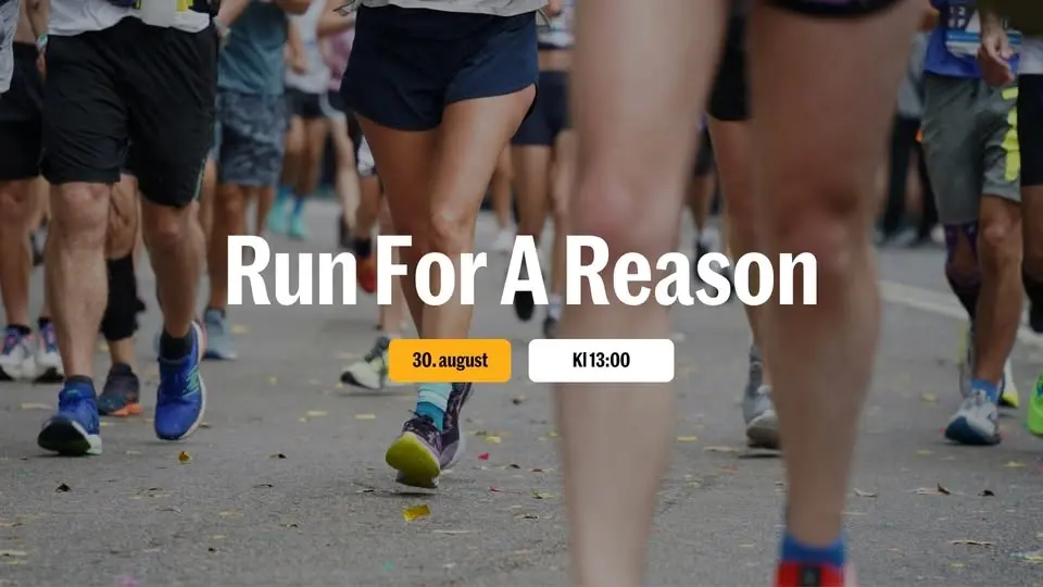 🏃‍♂️ Run For A Reason 2026 – Årets sprekeste folkefest! 💛