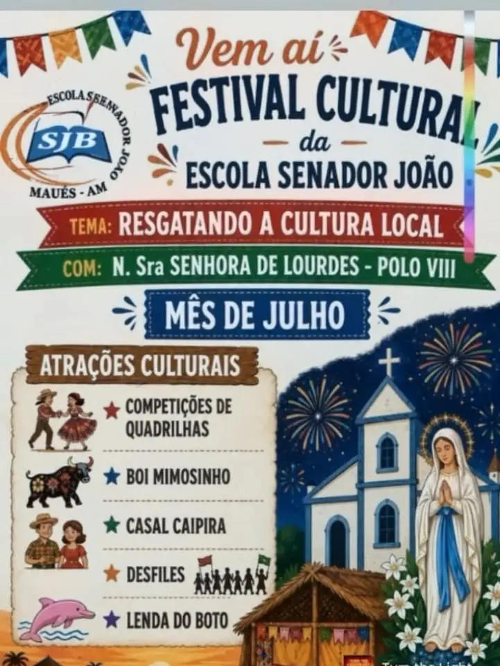 festival cultural da escola senador João Bosco 