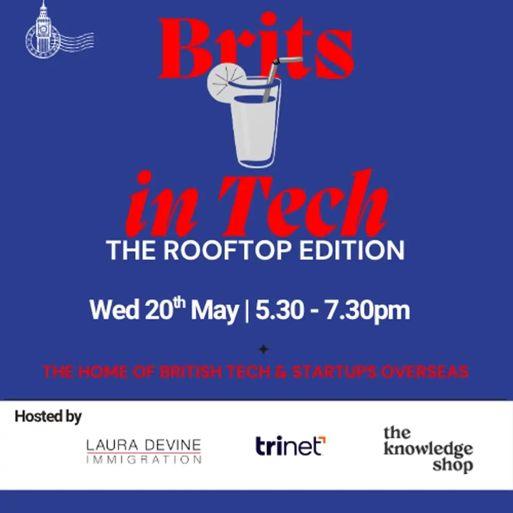 Brits in Tech - Rooftop Happy Hour