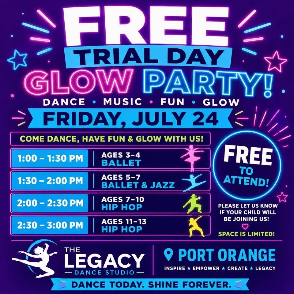 Free Trial Dance Glow Party – Port Orange