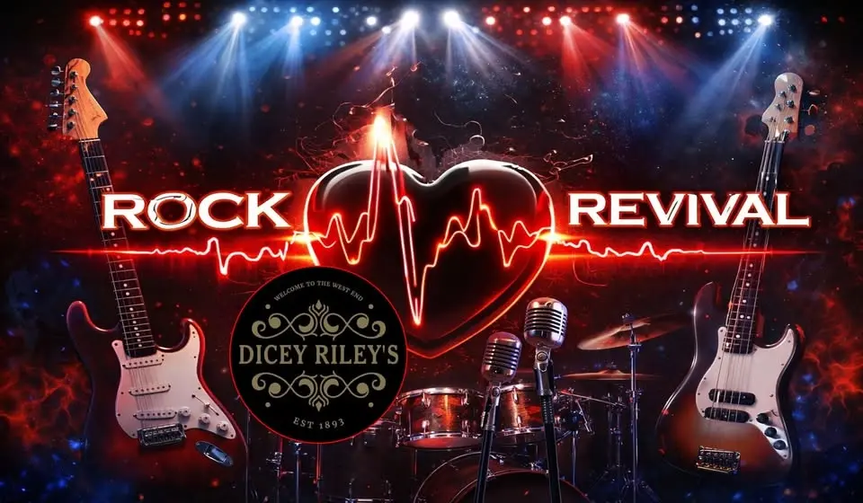 DICEY RILEY'S LIVE & FREE! POWERHOUSE ROCK SHOW, 3 DECADES OF TOP TEN SMASH HITS! 60’s to the 90’s