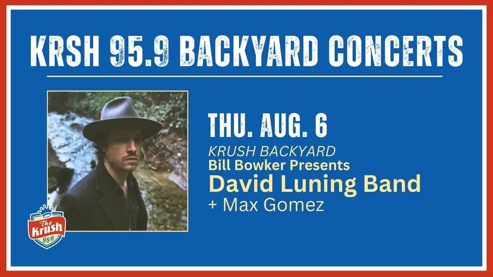 KRSH Backyard Concert: Bill Bowker Presents David Luning