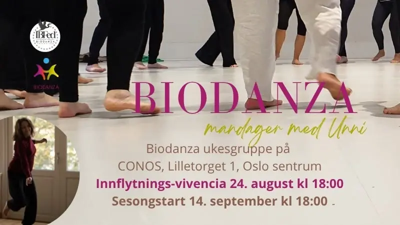 Biodanza - Celebration of life and dancing the tribe - where the ordinary and magic unites med Unni 