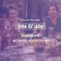30s&40s Singles Night @ All Bar One Guildford|Love at First Sign
