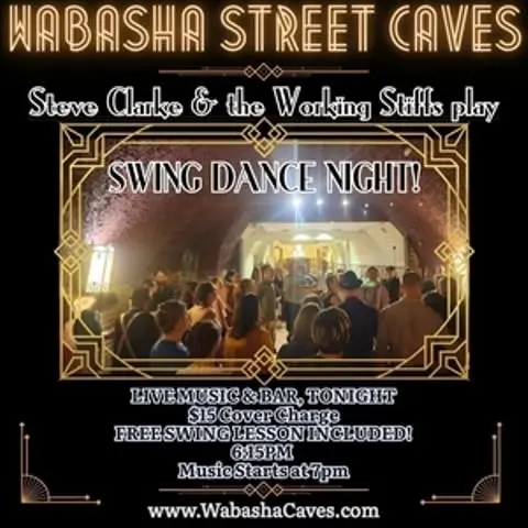 Swinging At the Wabasha Street Caves