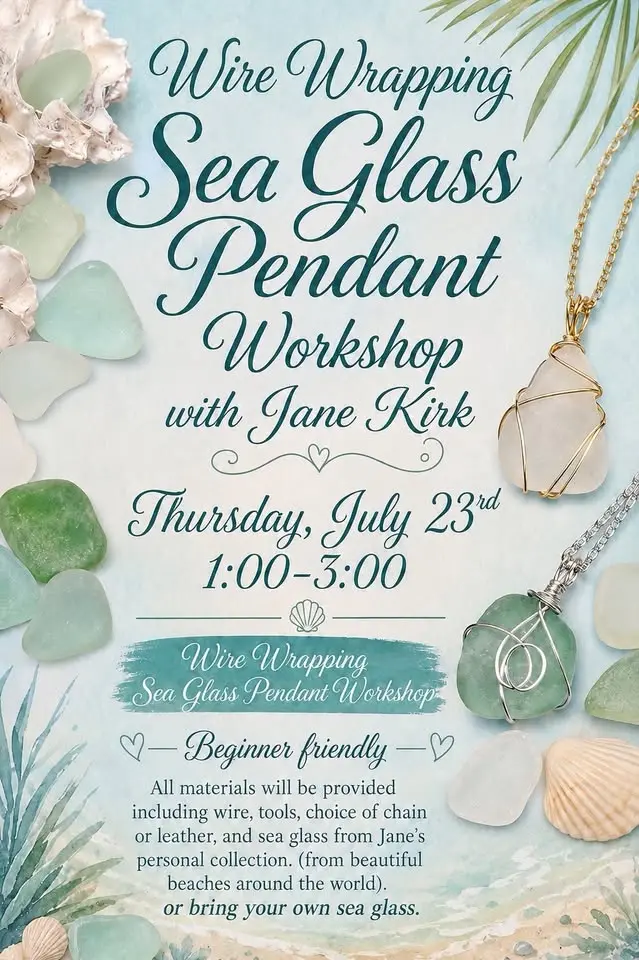 Wire Wrapping Sea Glass Pendant Workshop