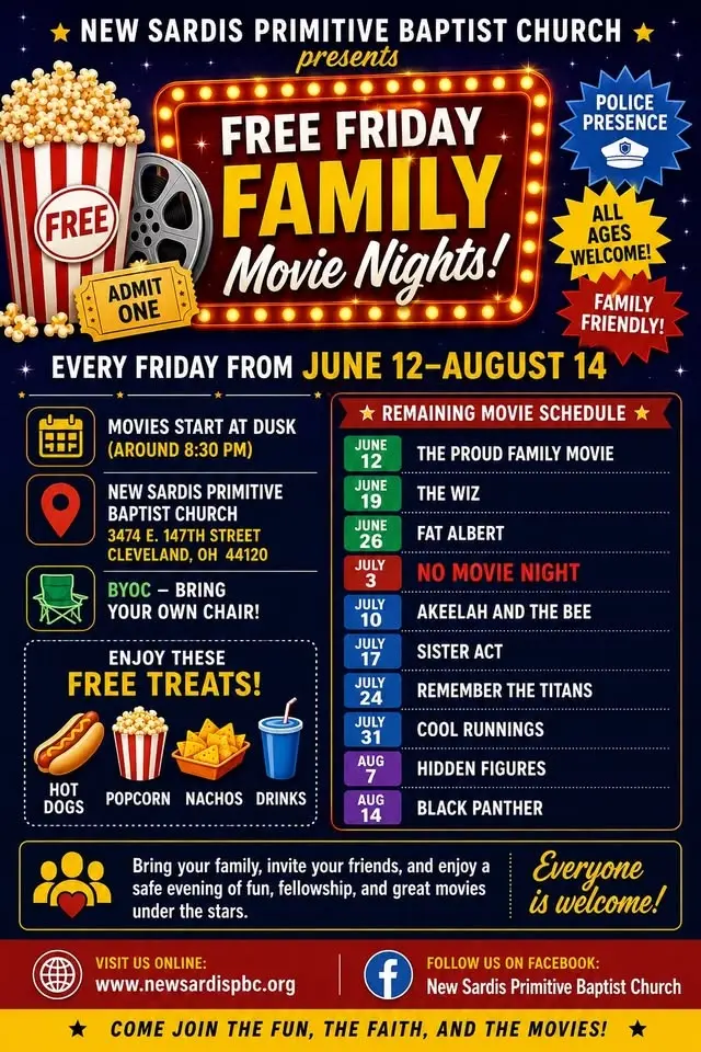 FREE FRIDAY NIGHT MOVIE