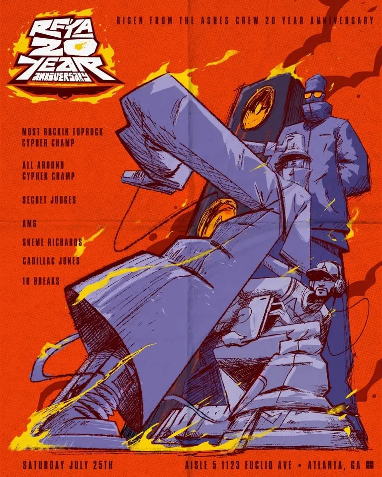 RftA 20 Year Anniversary at Aisle 5: Skeme Richards / 16 Breaks / Cadillac Jones / Cypher Champs