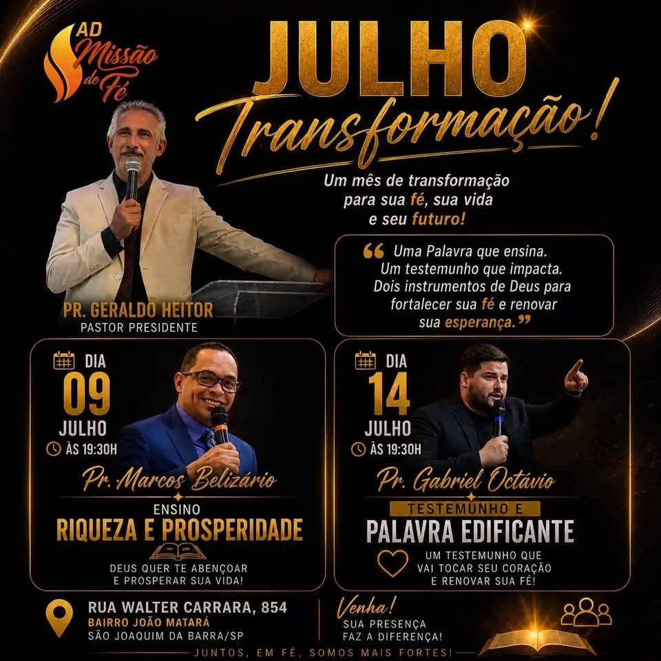 Julho Trasnsformaçao