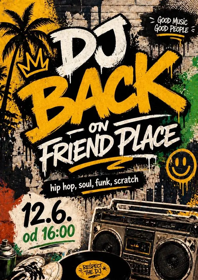DJ BACK on FRIEND PLACE