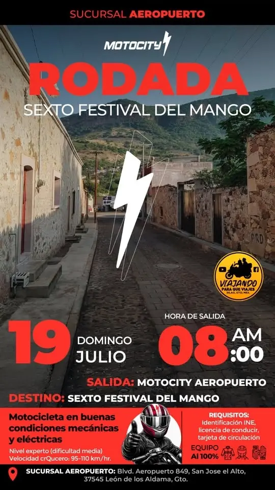 Rodada al 6to festival del Mango!!! 