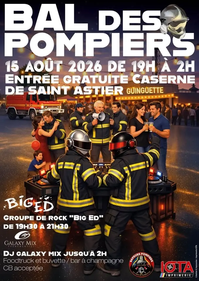 bal des pompiers de St astier 