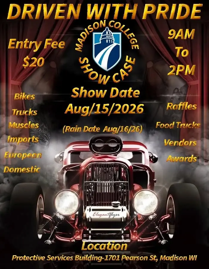 Driven With Pride : A Madison College Automotive Showcase (Rescheduled)