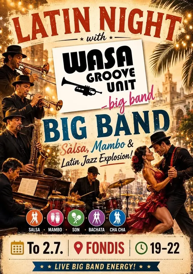Cuban Latin Night with Wasa Groove Unit - Dance night!
