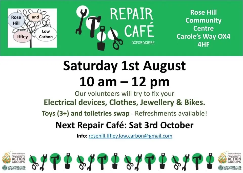 Rose Hill Repair Cafe