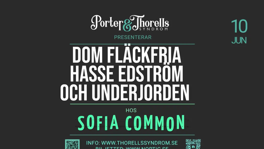 DOM FLÄCKFRIA + HASSE EDSTRÖM och UNDERJORDEN