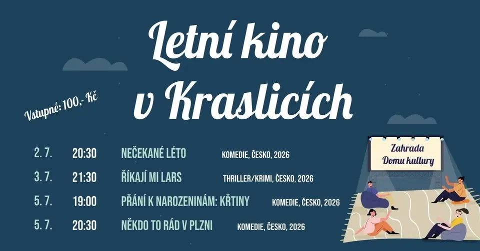 🎬 Letní kino v Kraslicích 🍿