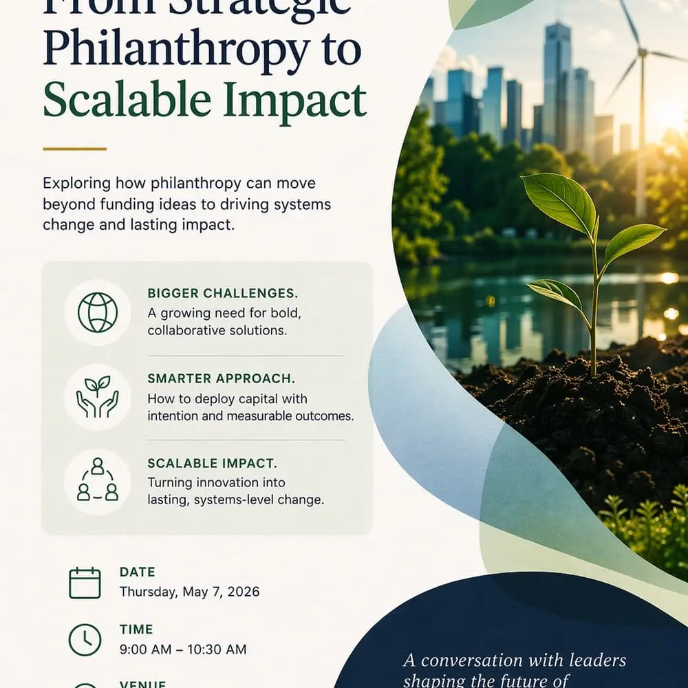 From Strategic Philanthropy to Scalable Impact (Zurich Climate Week)