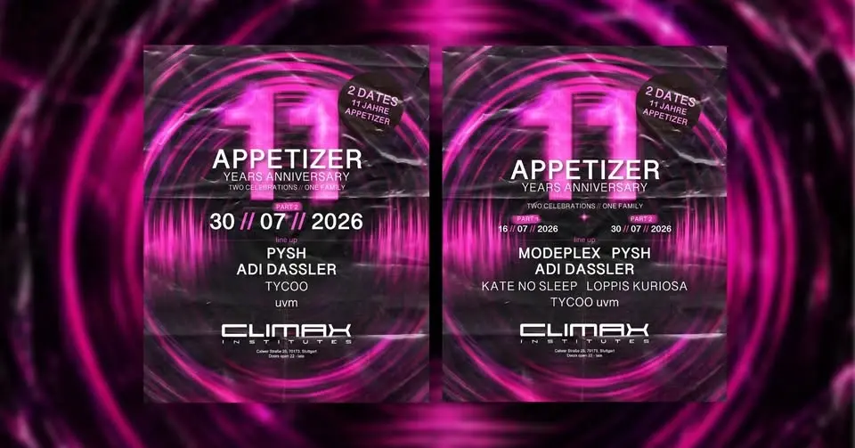 APPETIZER - 11 YEARS ANNIVERSARY (PART2)