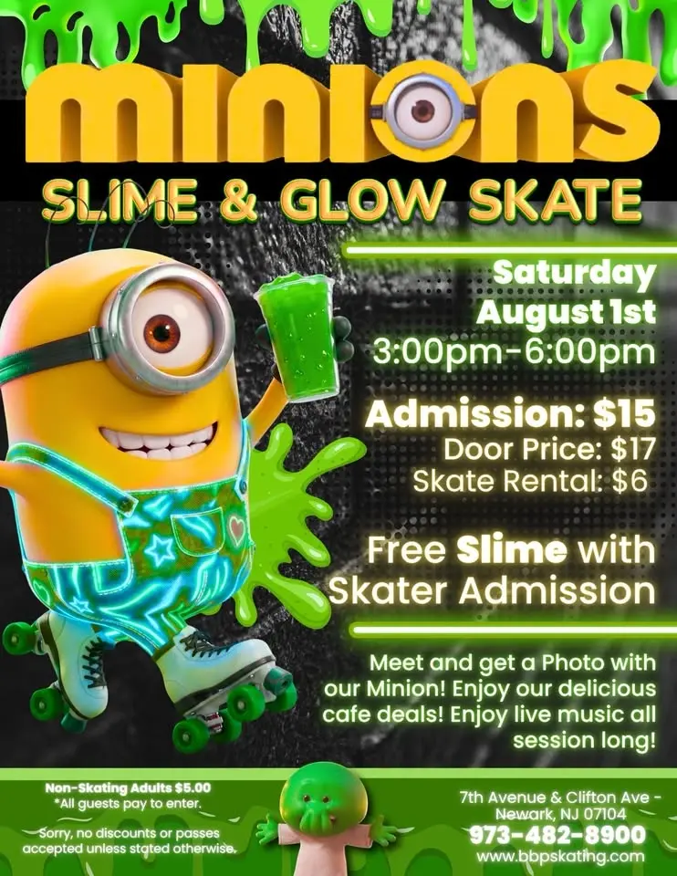 Minion Slime & Glow Skate 