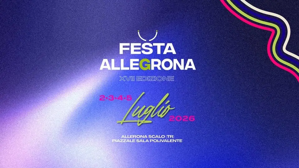 FESTA ALLEGRONA XVII •2-5 Luglio 2026• FREE ENTRY
