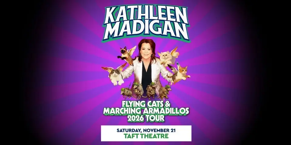 KATHLEEN MADIGAN: FLYING CATS & MARCHING ARMADILLOS TOUR